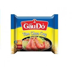 Gau Do instant noodles Sour and Hot shrimp flavor
